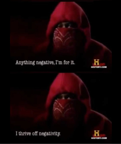 A famous meme from the History Channel documentary series Gangland